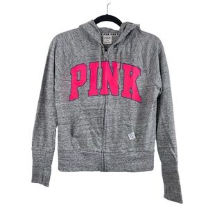 PINK Victoria Secret Hoodie Track sweatshirt Size M